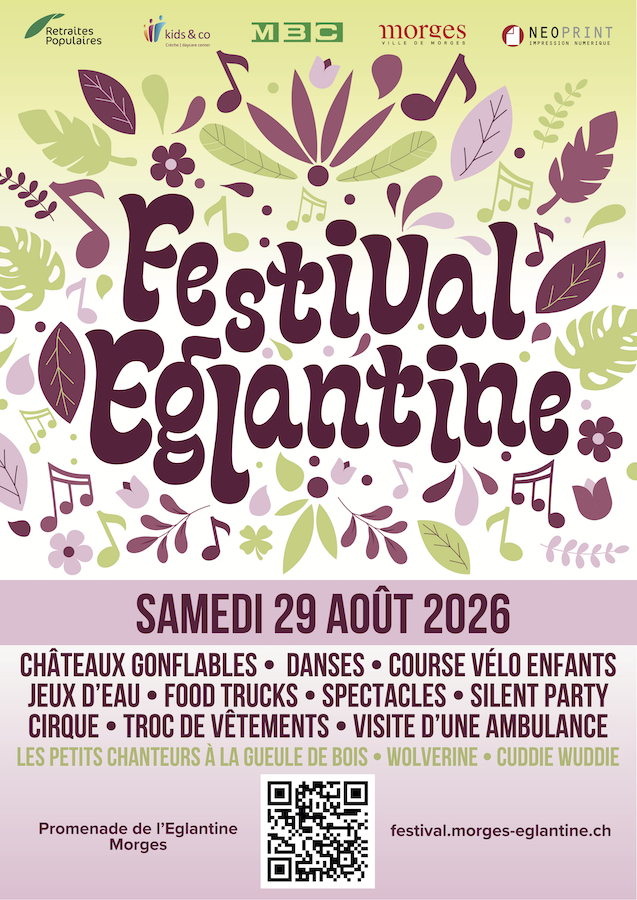 Affiche du Festival Eglantine 2026