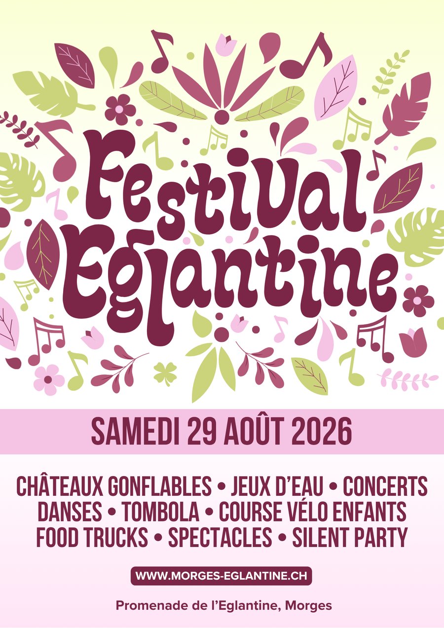 Affiche du Festival Eglantine 2026